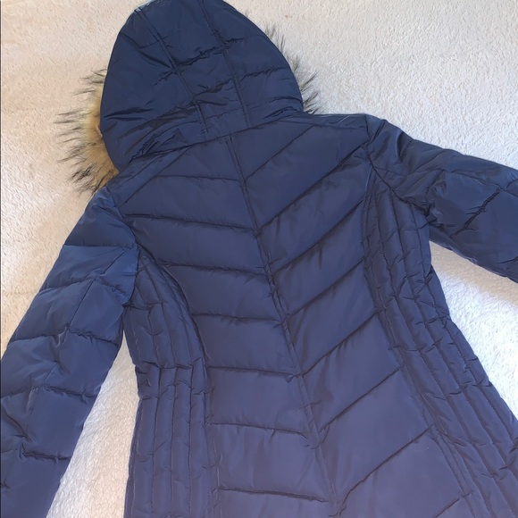 Tommy Hilfiger Navy Blue Coat PXS Petite EUC!! - Picture 15 of 17